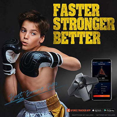 TGU Boxing Gifts - Force Tracker, Speed & Power Sensors Training Equipment | High-Tech Gadget & Gear for Punch & Kick, Gym, Fitness, MMA Fight - Biometric Sports Solutions