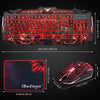 BlueFinger Backlit Gaming Keyboard and Mouse Combo,USB Wired -USA Stock - Biometric Sports Solutions