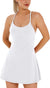 Womens Tennis Dress, Workout Dress with Built-In Bra & Shorts Pockets Summer Dress for Golf Athletic Dresses for Women