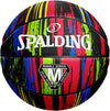 Marble Series Black Multi-Color Outdoor Basketball 29.5"