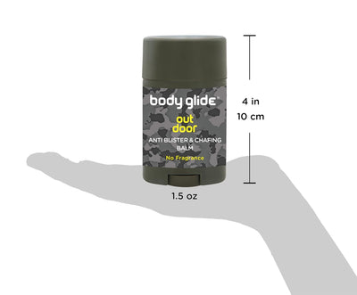 Outdoor anti Chafe Balm 1.5Oz: Fragrance Free anti Chafing Stick Trusted in Basic Training, Endurance Sports & Everyday Life. Use on Neck, Shoulders, Chest, Butt, Groin, Thighs & Feet