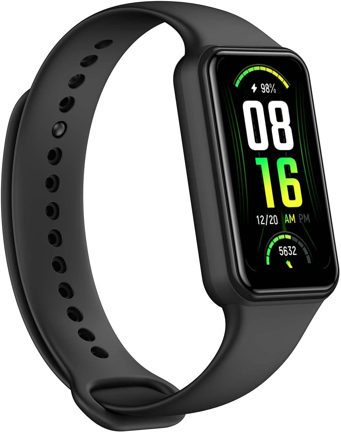 Band 7 Fitness & Activity Tracker, Step Monitoring, Heart Rate & Spo2 Monitoring, Virtual Pacer, 18-Day Battery, Sleep Quality Analysis, Alexa Built-In, Water Resistant, (Black)