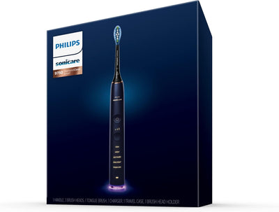 Diamondclean Smart 9750 Rechargeable Electric Power Toothbrush, Lunar Blue, HX9954/56