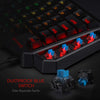 K585 DITI One-Handed RGB Mechanical Gaming Keyboard, 42 Keys Type-C Professional Gaming Keypad W/Upgraded Hot-Swappable Socket, 7 Onboard Macro Keys & Detachable Wrist Rest