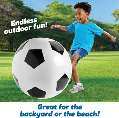 Jumbo Soccer Ball - Kick up Giant Fun with Active Play - Perfect for Little Athletes Ages 3+