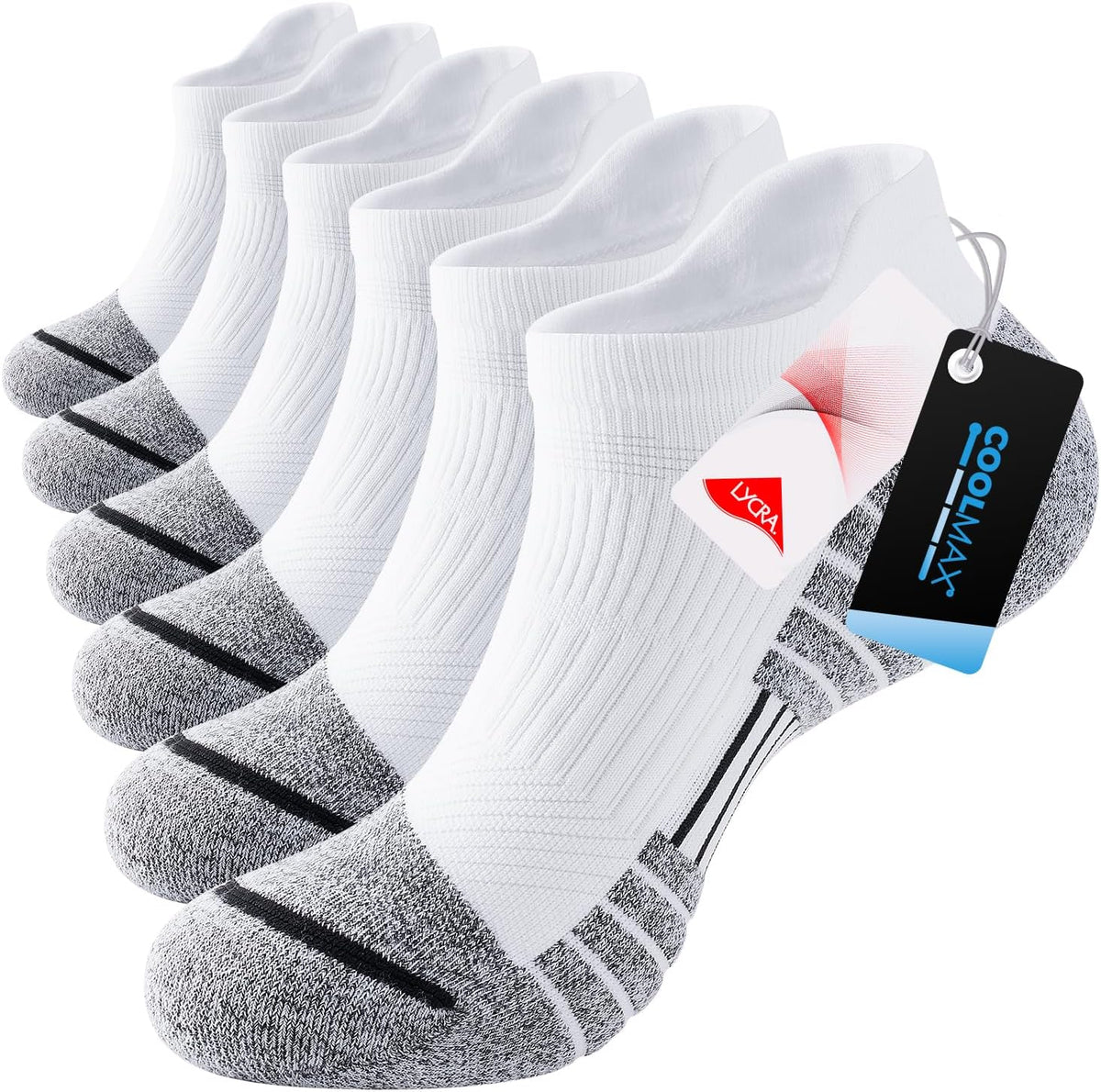 anti Blister Ankle Socks for Men Women Low Cut Athletic Running Socks 3 Pairs