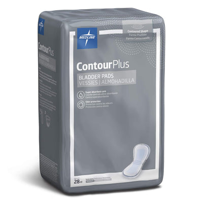 Capri plus Bladder Control Pads, Regular, 5.5" X 10.5", 28/Pack, 12/Carton