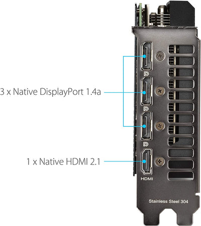 Dual NVIDIA Geforce RTX 3060 V2 OC Edition 12GB GDDR6 Gaming Graphics Card (Pcie 4.0, 12GB GDDR6 Memory, HDMI 2.1, Displayport 1.4A, 2-Slot, Axial-Tech Fan Design, 0Db Technology)