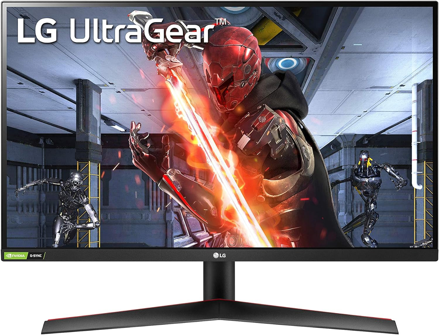 27GN800-B Ultragear 27 Inch QHD (2560X1440) IPS 144Hz 1Ms Gaming Monitor AMD Freesync Premium G-Sync Compatible HDR10 HDMI Displayport Black