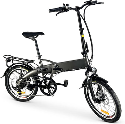 Comfygo Futuro Electric Bike,Lightweight Folding Motor Ebikes,Electric Bicycle for Adults,Bicicleta Electrica Para Adultos,Road City Bike,350 W 20 * 1.95 Fat Tire E Bikes,7 Speed Shifter,22 Mph Ebike