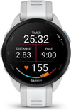 Forerunner 165 Music, Running Smartwatch, Colorful AMOLED Display, Training Metrics and Recovery Insights, Music on Your Wrist, Whitestone