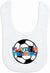 Soccer Baby & Infant Bibs | Soft Microfiber Soccer Baby Bibs