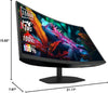 Curved 24-Inch Gaming Monitor 1500R Displayport HDMI X2 Eye Care 100% Srgb Build-In Speakers, 1Ms 100Hz Machine Black 2024 (C248W-FW100T Series)