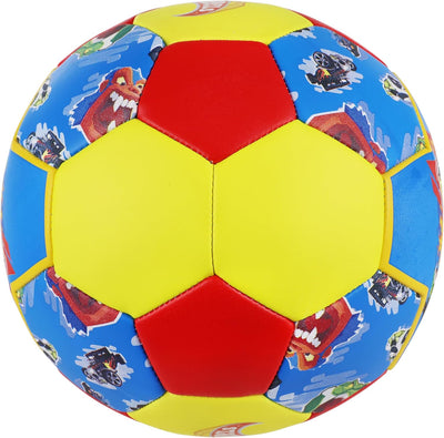 Hot Wheels Size 3 Soccer Ball, Monster Challenge Kids Mini Soccer Ball, Multi