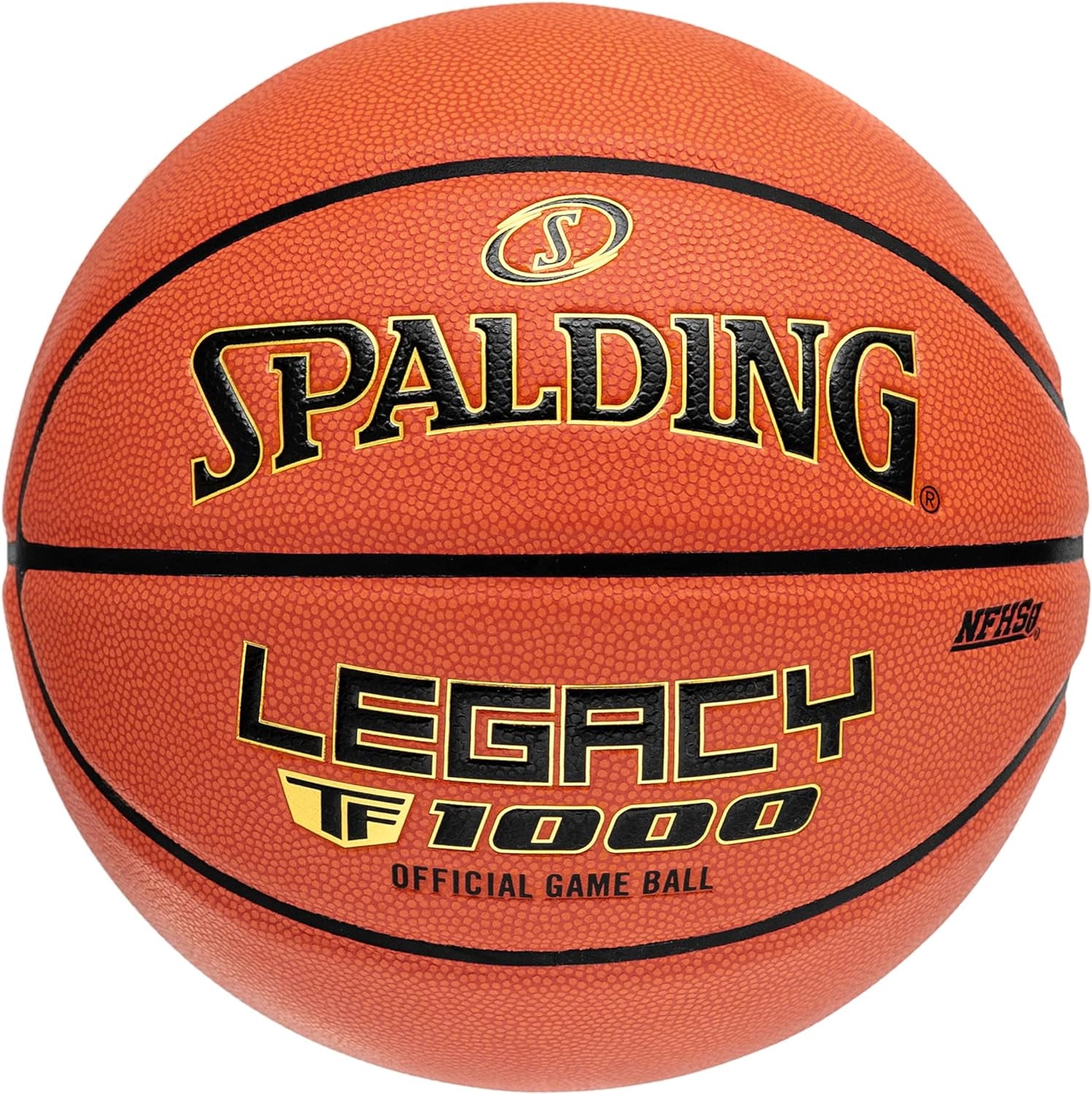 TF-1000 Indoor Game Basketballs, Premium Composite Leather, High School & College Approved - 29.5", 28.5"