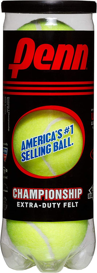 Championship Tennis Balls - Extra Duty Felt Pressurized Tennis Balls - 24 Cans, 72 Balls