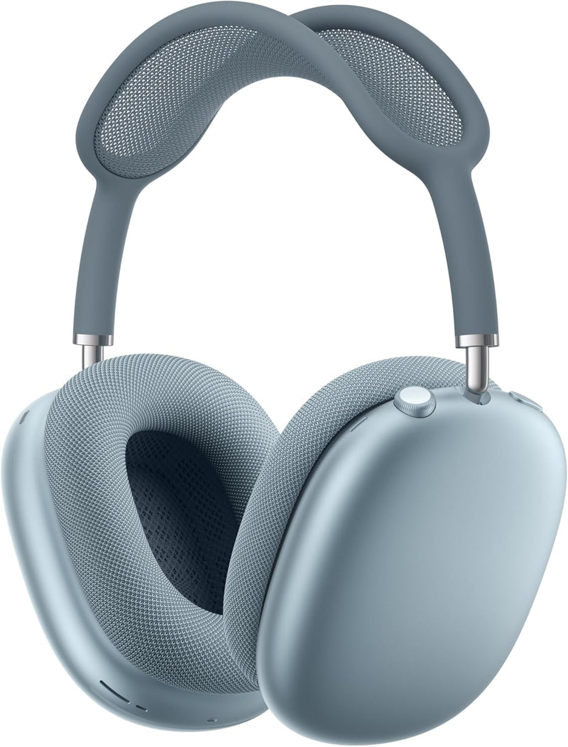 Airpods Max Wireless Over-Ear Headphones, Pro-Level Active Noise Cancellation, Transparency Mode, Personalized Spatial Audio - Blue with care+ (2 Years)