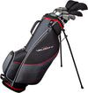 Tour Velocity Complete Golf Set with Stand Bag - Men'S Right Hand, Regular Flex, Black/Red