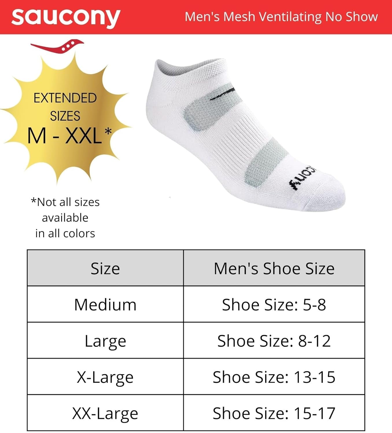 Men'S Rundry Mesh Ventilating Comfort Fit Performance No-Show Socks, Available in M-XXL (6, 12, 18 Pairs)