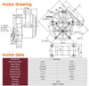 10 Inch Dual Drive Air Wheel Reverse Electric Conversion Kit Easy Carry 200Kg for E-Bike Barrow Trolley Flatbed Cart