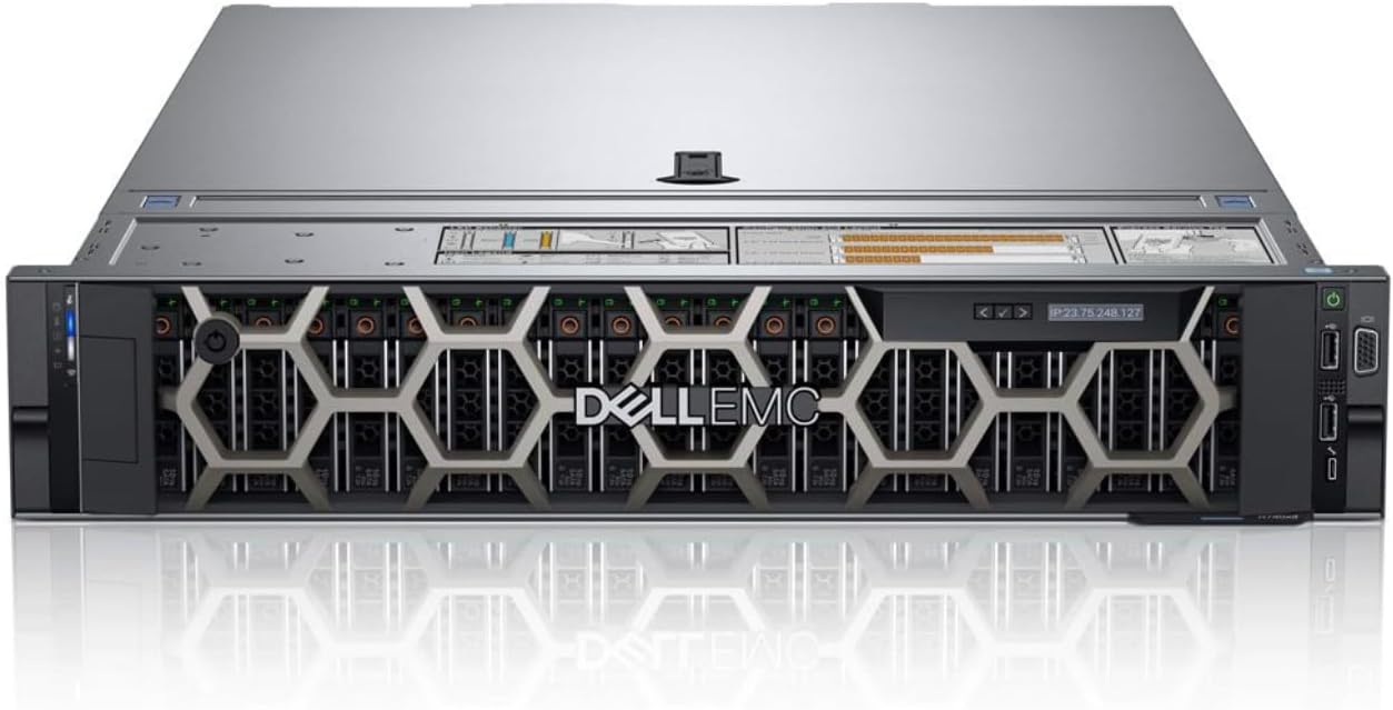 Poweredge R740 AI Server 3X Nvidia/Dual Xeon Gold 6252 / 128GB Rdimm/Perc H740P / 5X 2.4T 10K RPM HDD