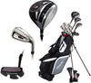 M5 Men'S Complete Golf Clubs Package Set Includes Titanium Driver, S.S. Fairway, S.S. Hybrid, S.S. 5-PW Irons, Putter, Stand Bag, 3 H/C'S