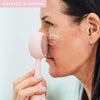 PMD Clean Pro RQ - Smart Facial Cleansing Device with Silicone Brush & Rose Quartz Gemstone