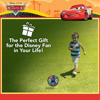 Disney Pixar Cars Soccer Ball, Youth Kids Mini Soccer Ball, Multi, Size 3