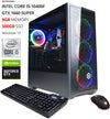 Gamer Xtreme VR Gaming PC, Intel I5-10400F 2.9Ghz, Geforce GTX 1660 Super 6GB, 8GB DDR4, 500GB Nvme SSD, Wi-Fi Ready & Windows 10 Home (Gxivr8060A10)