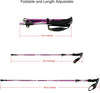 Aluminum Collapsible Ultralight Travel Trekking Hiking Pole for Men and Women