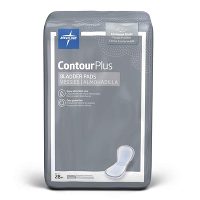 Capri plus Bladder Control Pads, Regular, 5.5" X 10.5", 28/Pack, 12/Carton