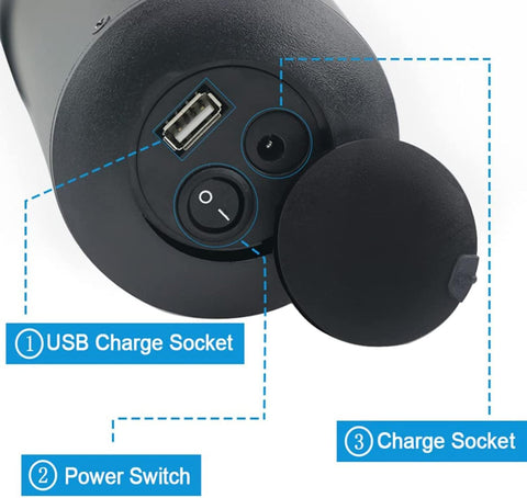 24V 10Ah E-Bike Lithium-Ion Battery, Replacement Force Battery Pack, with 29.4V 2A Charger, Built-In BMS Board, for 250W/350W Motors