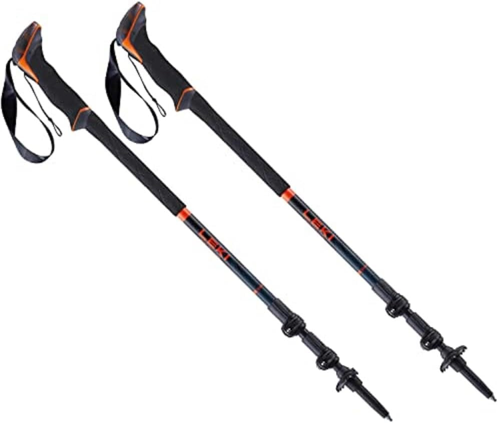 Sherpa Lite Aluminum Adjustable Lightweight Ski Poles for Backcountry Skiing & Snowboarding