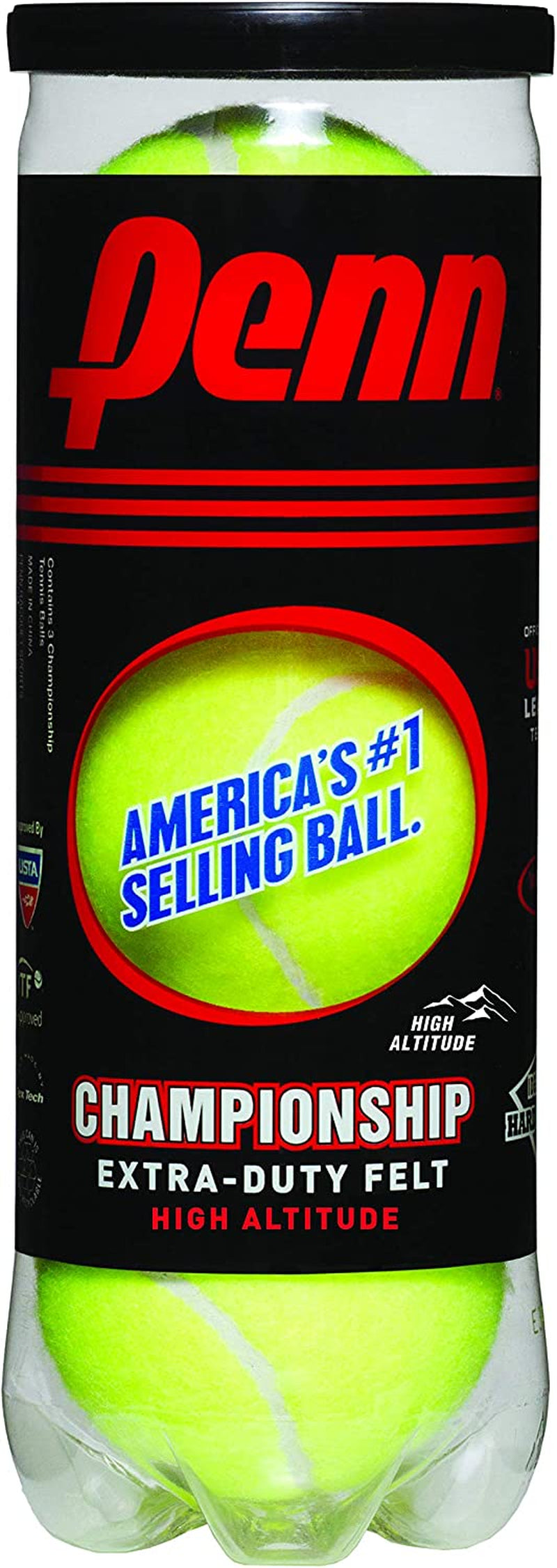 Championship High Altitude Tennis Balls - Extra Duty Felt Pressurized Tennis Balls