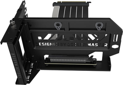 Vertical GPU Holder Kit V3, for E-Atx/Atx/Matx PC Case & PCI-E 4.0 Devices, Adjustable Modular Video Card Support, Thick SGCC Steel Bracket, 165 Mm Riser Cable Included - Black