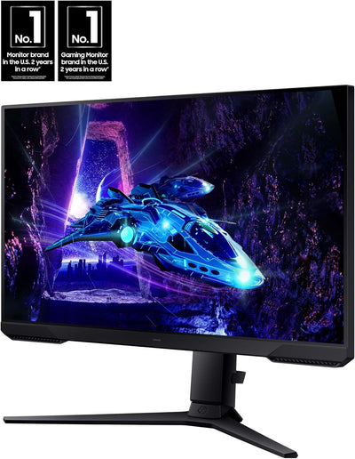 24-Inch Odyssey G3 (G30D) Series FHD Gaming Monitor, 1Ms, 180Hz, AMD Freesync, Adjustable Stand, Black Equalizer, Virtual Aim Point, Eye Saver Mode, Flicker-Free, LS24DG302ENXZA, 2024