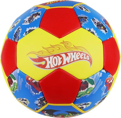 Hot Wheels Size 3 Soccer Ball, Monster Challenge Kids Mini Soccer Ball, Multi