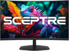 Curved 24-Inch Gaming Monitor 1500R Displayport HDMI X2 Eye Care 100% Srgb Build-In Speakers, 1Ms 100Hz Machine Black 2024 (C248W-FW100T Series)