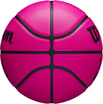 NBA DRV Outdoor Basketball with Pump - Pink, Size 5-27.5"