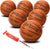 Indoor/Outdoor Rubber Basketballs - Six Pack of Size 6 or Size 7 Balls with Pump & Carrying Bag - Choose Your Size