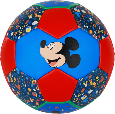 Disney Mickey Mouse Size 3 Soccer Ball, Get Silly Youth Kids Mini Soccer Ball, Multi