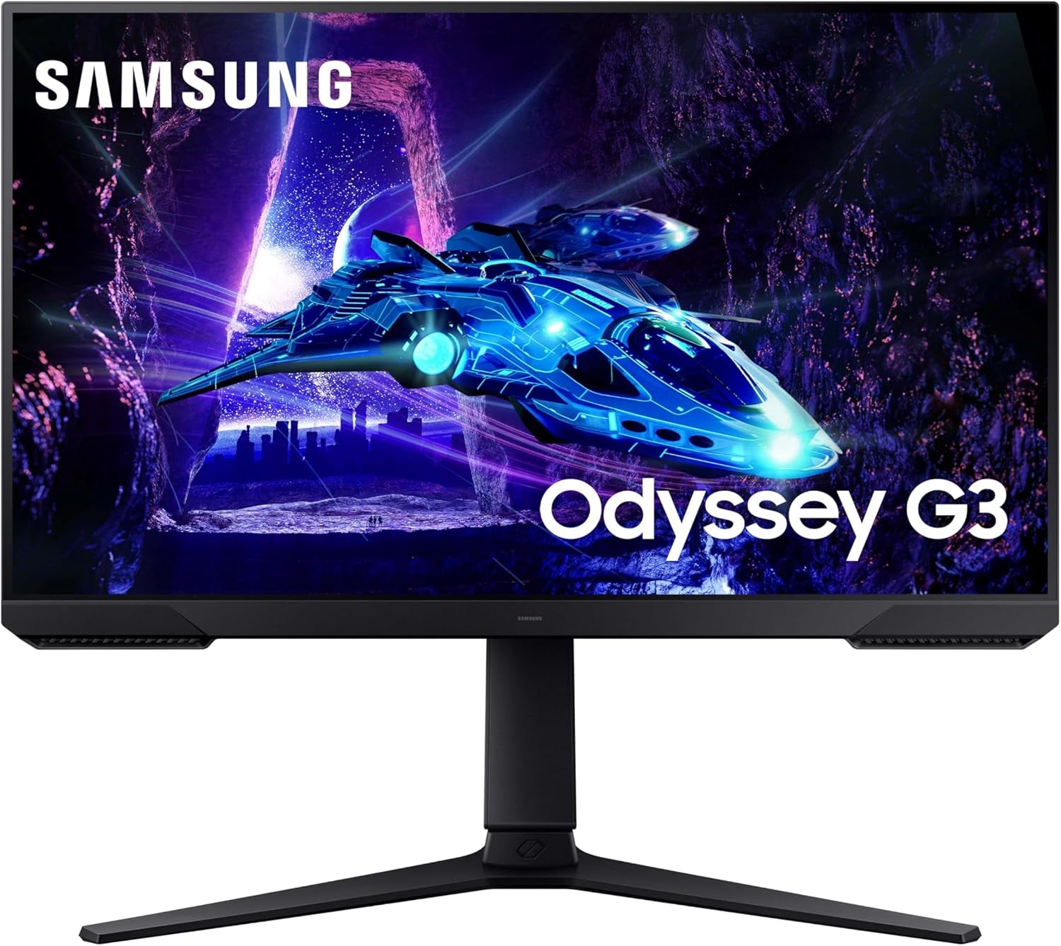 24-Inch Odyssey G3 (G30D) Series FHD Gaming Monitor, 1Ms, 180Hz, AMD Freesync, Adjustable Stand, Black Equalizer, Virtual Aim Point, Eye Saver Mode, Flicker-Free, LS24DG302ENXZA, 2024