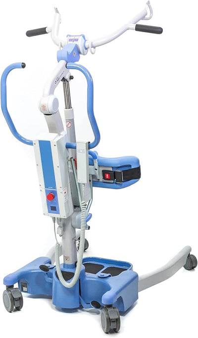 Joerns  Journey Sit to Stand Electric Power Patient Lift | Ultra Compact, Portable Folding Stand Aid | Safe Working Load 340 Lbs. | Smart Monitor Technology