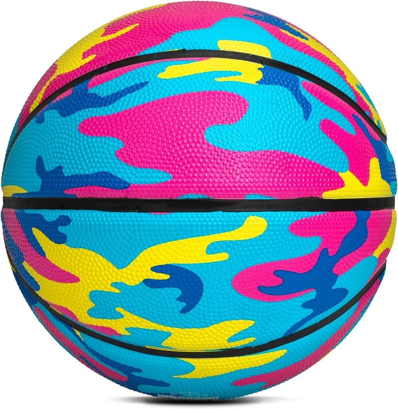 Ultra Grip Basketball: Official Regulation Size 7 (29.5 Inches) Rubber- Deep Channel Construction Streetball, Made for Indoor Outdoor Basketball Games