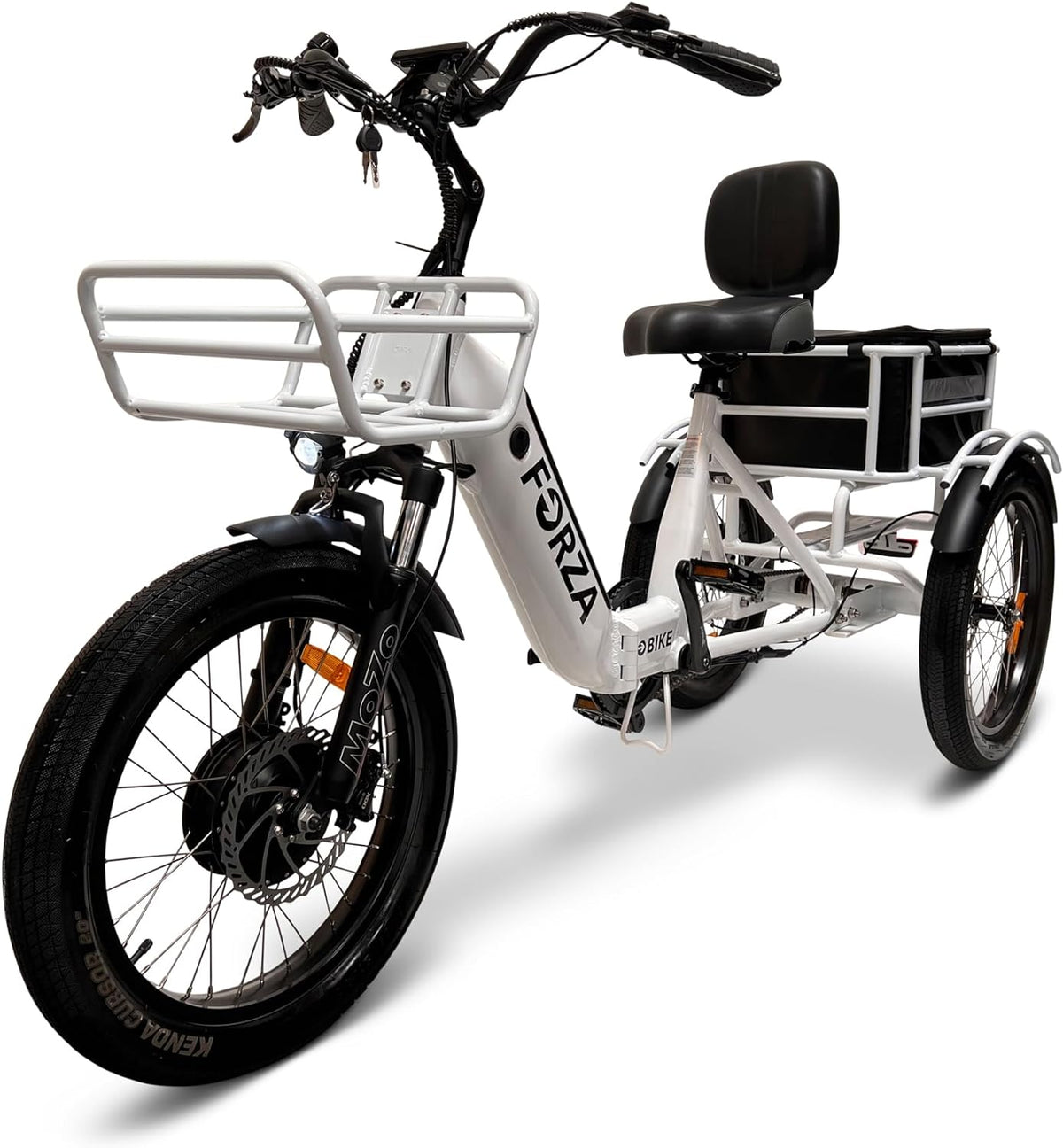 Forza Compact Electric Bike, Electric Tricycle for Adults, 3 Wheel Bicicleta Electrica Para Adultos,Up to 40 Miles Range