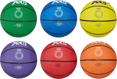 Multicolor Basketballs (Set of 6)