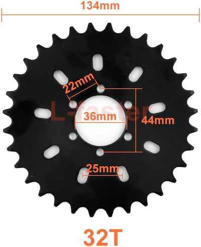 450W Newest Electric Bike Left Drive Conversion Kit Can Fit Most of Common Bicycle Use Spoke Sprocket Chain Drive for City Bike