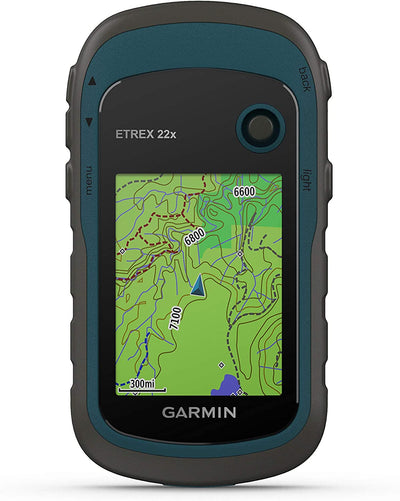 010-02256-00 Etrex 22X, Rugged Handheld GPS Navigator, Black/Navy