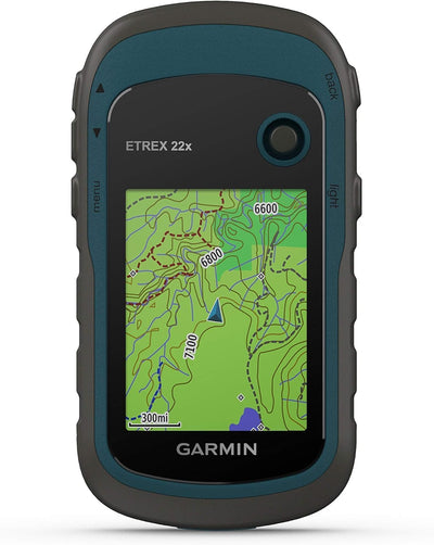 010-02256-00 Etrex 22X, Rugged Handheld GPS Navigator, Black/Navy