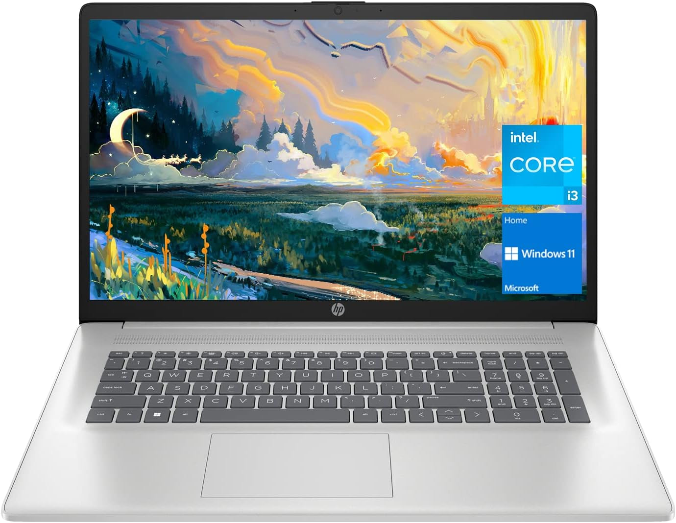 17 Laptop, 17.3” HD+ Display, 11Th Gen Intel Core I3-1125G4 Processor, 32GB RAM, 2TB SSD, Wi-Fi, HDMI, Webcam, Windows 11 Home, Silver